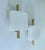 Vintage Space Age Brass Sconces from Hillebrand Lighting, 1960s, Set of 2 For Sale - Image 12 of 18
