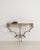 Art Deco Wrought Iron Consola Table With Marble Top For Sale - Image 9 of 11