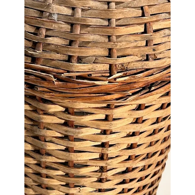 Vintage French Wicker Demi John Jug #344 For Sale In Chicago - Image 6 of 10