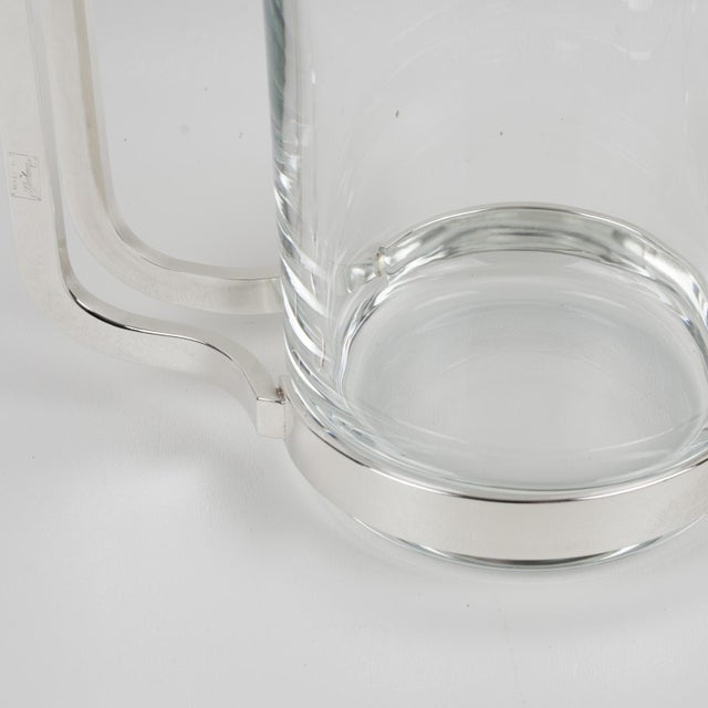 Gorham Silver Plate and Glass Barware Martini Cocktail Pitcher For Sale In Atlanta - Image 6 of 14