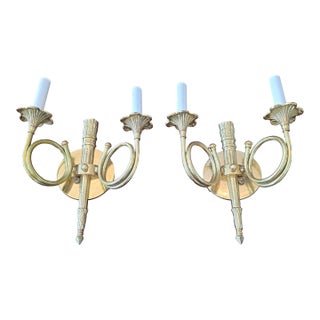 Vintage Mid Century Modern Maison Charles Style Pr Sconces For Sale