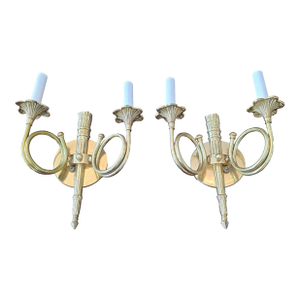 Vintage Mid Century Modern Maison Charles Style Pr Sconces
