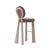 Contemporary Mary II Bar Chairs in Wood by Ottiu, Set of 8 For Sale - Image 3 of 8