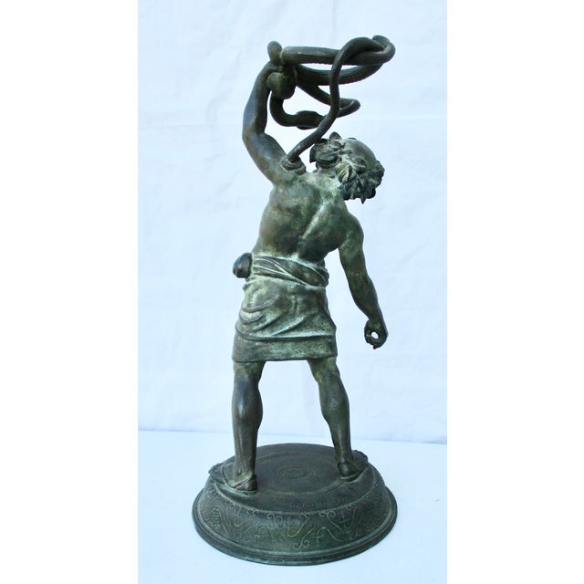 Grand Tour Bronze of Drunken Selinas For Sale In New York - Image 6 of 11
