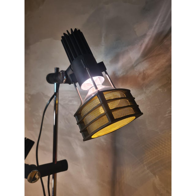 Postmodern Metal Floor Lamp from Hustadt Leuchten, Germany, 1975 For Sale - Image 3 of 10