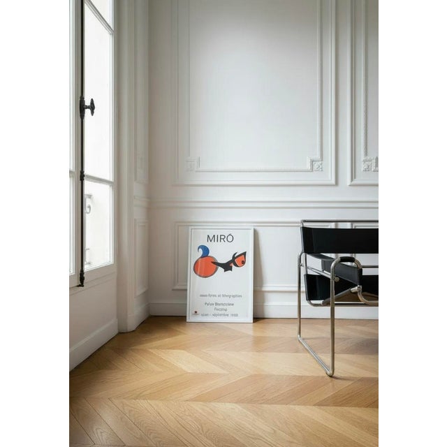 Elevate your space with this original 1988 exhibition poster featuring Joan Miró, created for&nbsp;Eaux Fortes et...