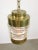 Mid-Century Modern Vintage Italian Brass and Glass Lantern Pendant Lamp, 1960s For Sale - Image 3 of 18