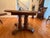 Farmhouse 1970s Solid Oak Pedestal Dining Table With Two Leaves – Extends to 84” - Nashville For Sale - Image 3 of 6