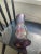 Mid-Century Modern Mid 20th Century Carnival Glass Swung Vase For Sale - Image 3 of 7