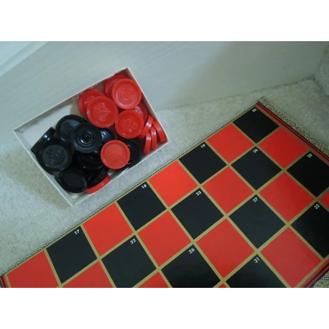 Vintage 1969 Checkers + Chinese Checkers + 5 Other Games Whitman Board Game Box For Sale - Image 4 of 11