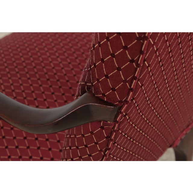 Pair of Antique Mahogany Open Arm Chairs For Sale - Image 14 of 16