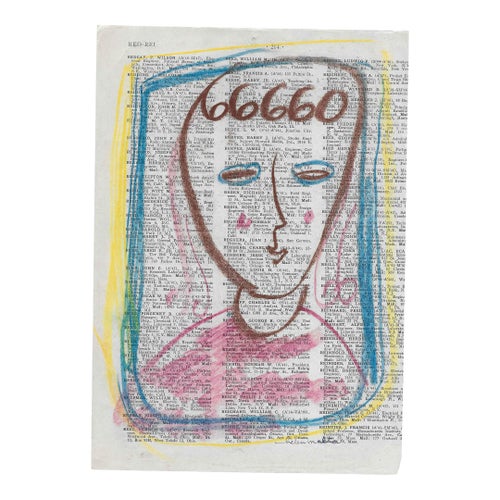 1950s Helen Malta Mid Century Portrait