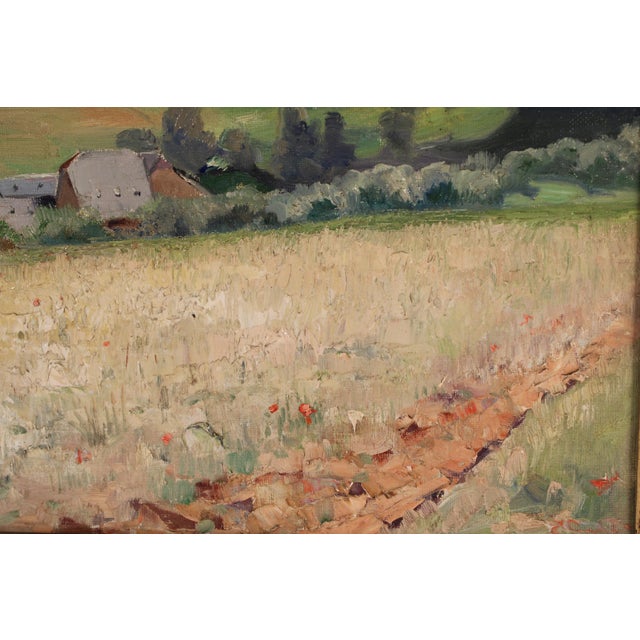 1920s European Impressionist Landscape Painting by Henri Ottevaere (1870-1944) For Sale - Image 5 of 11