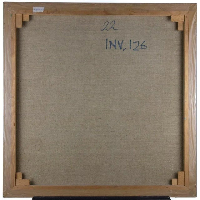 Contemporary Leo Guida, Street Market, Original Oil Painting on Canvas, 1983 For Sale - Image 3 of 4