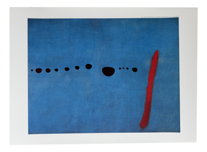 Joan Miró, Blue II, 1961, Paper