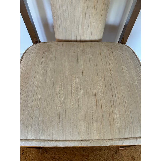 Mid 20th Century Vintage Chrome and Bamboo Lounge Chair For Sale - Image 5 of 12