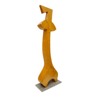 Huge Impressive Postmodern Maple Abstract Sculpture, 1980s For Sale