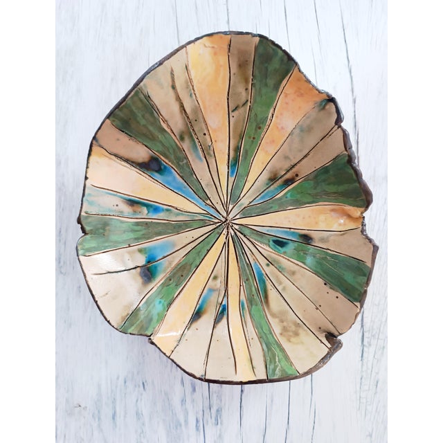 Ceramic Moon Slices Dish by Daniela Proietti For Sale - Image 7 of 7