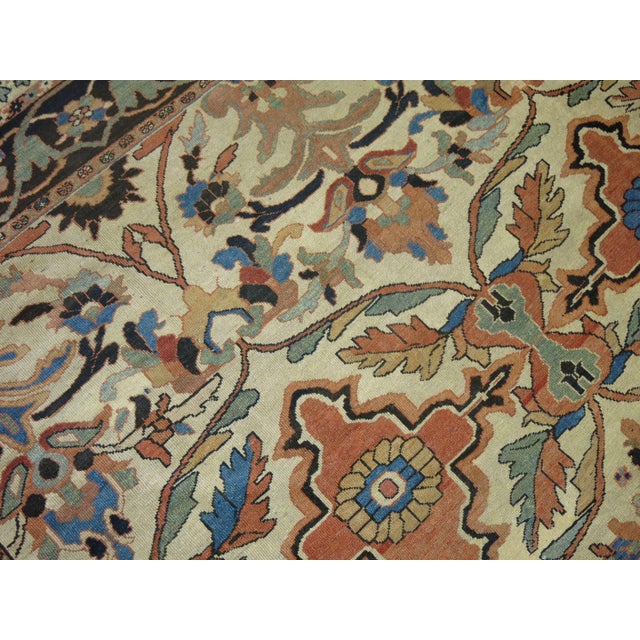 Rare Antique Persian Rug - 9'10" x 10'8" For Sale In New York - Image 6 of 18