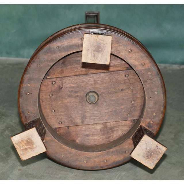 Victorian Chippendale Hardwood Revolving Billiard Cue Stand, 1880 For Sale - Image 18 of 18