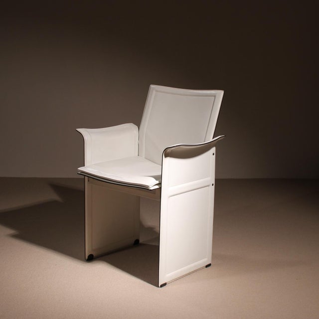 Korium Armchairs by Tito Agnoli for Matteo Grassi, Italy, 1980s, Set of 6 For Sale - Image 9 of 18