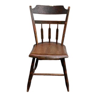 Late 19th Century Antique Early American Painted Side Chair For Sale