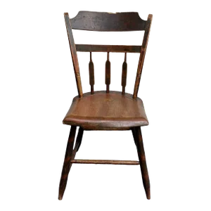 Late 19th Century Antique Early American Painted Side Chair