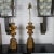 Pair of Sculptural Giltwood Table Lamps For Sale - Image 4 of 11