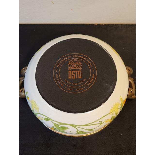 Mid 20th Century Asta German Enamel Covered Serving Bowl For Sale - Image 11 of 18