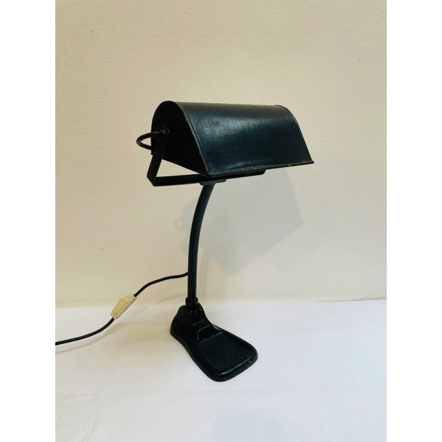Metal Vintage Metal Workshop Lamp, 1920s For Sale - Image 7 of 10