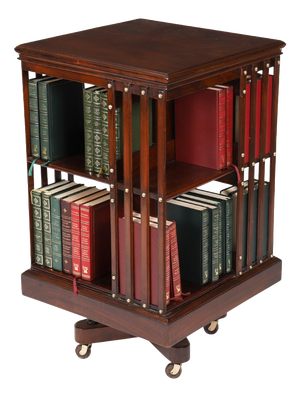 Antique English Mahogany Revolving Bookcase from Maple & Co., 1890