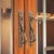 Brown Art Nouveau Cabinet in Mahogany and Marble For Sale - Image 8 of 16