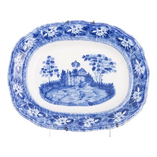 19th Century Earthenware Serving Dish from Miragaia For Sale