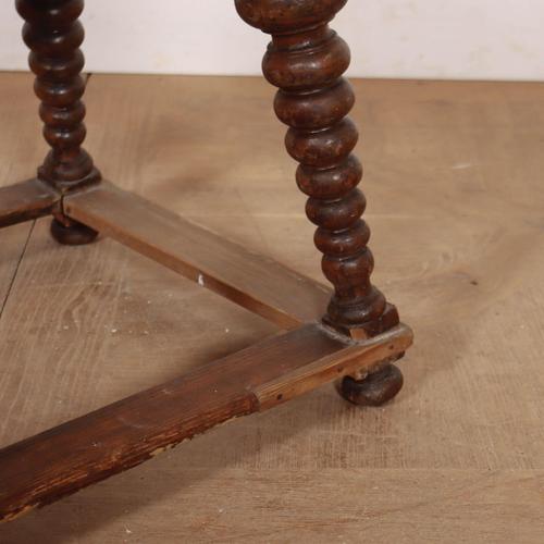 Austrian Pine Lamp Table, 1890s For Sale - Image 3 of 7