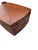 1990s Thomasville Leather Wrapped Rattan Coffee Table Trunk East Indies W/ Storage For Sale - Image 11 of 14