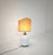 White Ceramic Table Lamp with Embossed Shell Motifs, 1960s For Sale - Image 6 of 18