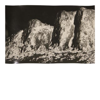 Modern Black and White Landscape Sabittier Photograph by Pat Truax 1980s For Sale