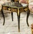 Palace Collection Writing Desk – Hand-Inlaid Marquetry, Glass Top & Louis XV Elegance For Sale - Image 4 of 4