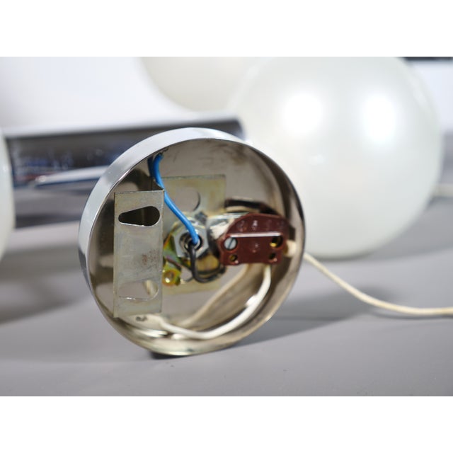 Space Age Chrome Wall Lights by Motoko Ishii for Staff, 1970s, Set of 2 For Sale - Image 9 of 13