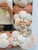 Light Pink Large Antique Mirror With Shells For Sale - Image 8 of 8