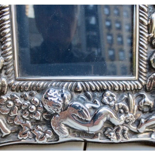Traditional Sterling Silver Photo Frame For Sale - Image 3 of 10