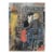Bruno Paoli "By Rose" Original Italian Modern Figurative Portrait, 20th Century Florence Italy Fine Art Painting, Oil on Board, 27.5x23.5" For Sale