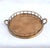 Fire Brass Tray with Bamboo, 1940s For Sale - Image 3 of 13