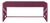 Casa Cosima CeCe Desk with Wood Fretwork Base, Grape Juice For Sale