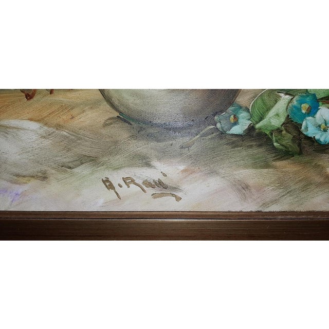 Oil on canvas measures 50x70 cm golden frame measures approximately 75x95x20 the painting is in perfect condition of...