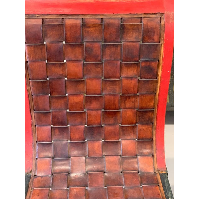 Egyptian Revival Chaises - A Pair For Sale - Image 10 of 13