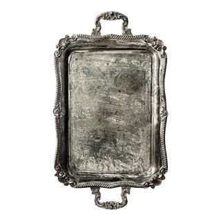 Early 21st Century Large Silver Tray For Sale