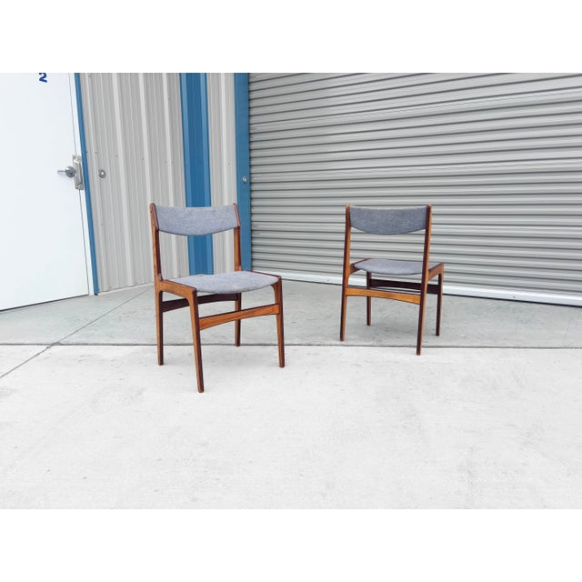 1960s Danish Modern Teak Dining Chairs - Set of 4 For Sale - Image 11 of 12