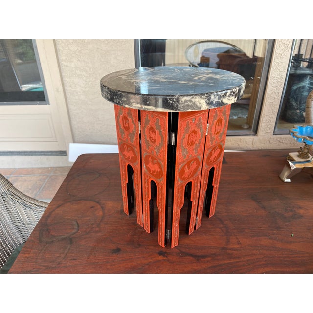 First I purchased this beautiful Vintage Black Marble with interesting veins and perfect condition. Couple of months later...