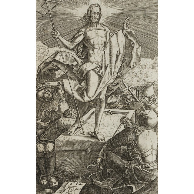 After Dürer, D. Stampelius, Auferstehung Christi, 1580, Copper on Paper For Sale